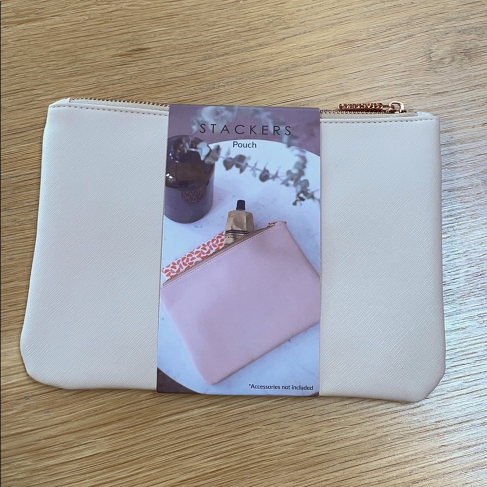 Stackers Clutch or Pen/Cosmetics Pouch Blush Pink